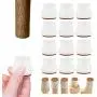 24 Pack Silicone Chair Leg Protectors for Hardwood Floor,Furniture Leg Protectors for Free Moving ，Felt Bottom Soft Furniture Foot Protector Pads Prevent Floor from Scratches and Noise(Transparent)