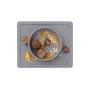 ezpz Mini Bowl - One-Piece Silicone placemat + Bowl (Gray)