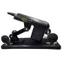 QJ Automatic Massage Tool Machine Gun with Different Attachments for Adult Silicone Couple Toys (Black)