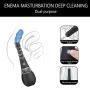 Automatic Electric Enema Bulb with 5 Frequency Modes,Medical Silicone Douche Bulb Rechargeable Waterproof Cleaner Kit for Men Women