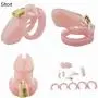 LOKFCOU Sweatshirt Silicone Male Pēnnìs Ring Chastity Device Chastity Cage Lock Flirting sexxs Toy cocdilldóS Black Long