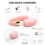 MC.Pig U-Shaped Electronic Couple Pleasure Stimulation Promote Toys Multi-Speed Bed Sport Self-Amusement Tool Rechargeable Silicone Vibrate Things for Couples Women Toys Bullet Waterproof Sexy Toys