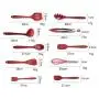 Kitchenware Set Silicone Cookware, 10 Cooking Tools Nonstick Cookware, Best Kitchenware Eco-cooking Gadget, black