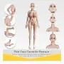 YOUOU Cindy Sex Doll for Men 158CM 518 F-Cup Lifelike Soft TPE Sex Toys with 3 Holes Full Size Real Love Sex Doll with Discreet Shipping