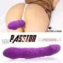 Powerful 7 Frequency Vibration 3 Rotating Massaging Toy for Women Silicone Big Finger Waterproof Rechargeable 8.5 Inch Big Size T-Shirt