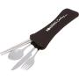 Roaming Cooking Reusable Travel Utensils with Case | Fork and Spoon Set with Knife, Chopsticks and Optional Reusable Straw? Office, Travel, or Camping Accessories| Lightweight Sturdy Reusable Utensils