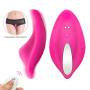 Wireless Remote Silicone Famale Powerful Funny Toy - Muti-Speed Quiet Electric Wearable Vibe Plug