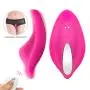Wireless Remote Silicone Famale Powerful Funny Toy - Muti-Speed Quiet Electric Wearable Vibe Plug