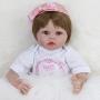 ENA Reborn Baby Doll Realistic Silicone Vinyl Baby 21 inch Weighted Soft Body Lifelike Doll Gift Set for Ages 3+