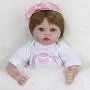 ENA Reborn Baby Doll Realistic Silicone Vinyl Baby 21 inch Weighted Soft Body Lifelike Doll Gift Set for Ages 3+
