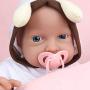 Vollence 23 inch Full Silicone Baby Dolls That Look Real,Not Vinyl Material Dolls,Real Full Body Silicone Baby Doll,Handmade Lifelike Newborn Baby Dolls - Girl