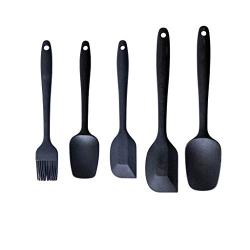 Silicone Kitchenware Set Of 5 Non-stick Silicone Kitchenware Set Baking Cooking Shovel Spoon Kitchen Utensils