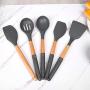 Silicone Kitchenware Kitchen Spatula Colander Spoon Butter Scraper High Temperature Resistance Cooking Tool Kitchenware 2019 Colander