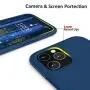SURPHY Silicone Case Compatible with iPhone 11 Pro Case 5.8 inch, Liquid Silicone Full Body Thickening Design Phone Case (with Microfiber Lining) for iPhone 11 Pro 5.8 2019, Blue Horizon