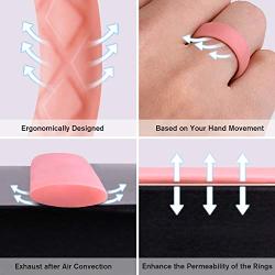 Egnaro Inner Arc Ergonomic Breathable Design, Silicone Wedding Ring for Women, Womens Silicone Wedding Band