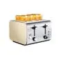 QIN.J.FANG-Kitchen 4 -Slice Toaster, 7-speed professional temperature control,Extra Wide Slots and Slide Out Crumb Tray,220V