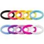 LearnFitFun Silicone Wedding Rings for Women. Thin Stackable Rubber Engagement Bands Single or Set of 10 Rings. Size 4-10 WNDRNG