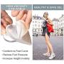 Sumifun Heel Lift Inserts, 1/4'' to 1'' Gel Shoe Heels Inserts for Women, Adjustable Orthopedic Heel Pads for Heel Pain and Leg Length Discrepancies, Heel Cups 1/4'' 1/2'' 3/4'' (1 Pairs)