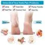 Heel Support for Plantar Fasciitis, Sumiwish 6 PCS Thick Heel Sleeves, Silicone Heel Protector Pads, Heel Cushion for Bone Spur and Heel Spur Pain Relief, Cracked Heels