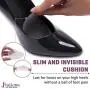 Premium High Heel Inserts [Extra Soft Forefoot Cushioning] Ball of Foot Cushions for Women and Men, Reusable Metatarsal Pads, Prevent Blisters and Calluses, 4 Invisible Pads, Fit Any Shoe