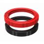 TUOFENG 12 Gauge Stranded Wire Ultra Flexible Silicone Wire 10 Feet [5 ft Black And 5 ft Red]-12 AWG Tinned Copper Wire High Temperature Resistance - Works Well for Model Battery Cable, drone, helico