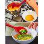 JunbosiKitchenware Pin Silicone Kitchenware Set Kitchenware Set of 10 Nonstick Cookware Silicone Kitchenware Shovel Spoon Cooking,Green
