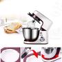 BINZHI Eggbeater Electric Household Desktop Commercial Automatic Eggbeater Fresh Milk Machine Electric Mixer Desktop 800W High Power Baking Tool - Black Kitchen gadget