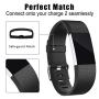 Hotodeal Band Compatible with Fitbit Charge 2 Band, Classic Soft TPU Adjustable Replacement Bands Fitness Sport Strap Rose Gold Buckle, Small Large