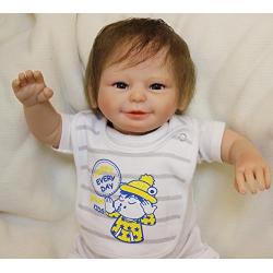 Wamdoll 20 inch Sweet Smiling Alive Silicone Reborn Baby Dolls