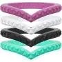 Rinfit Designed Silicone Wedding Ring for Women Set of Thin and Stackable Rings. 3 Pack & 4 Pack. Affordable, Comfortable, Soft, Metal Free Rubber Wedding Bands. Durable Wedding Ring Replacement.