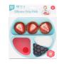 Bumkins Silicone Grip Dish, Suction Plate, Divided Plate, Baby Toddler Plate, BPA Free, Microwave Dishwasher Safe ? Red