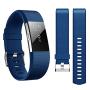 Hanlesi Bands Compatible with Fitbit Charge 2, Soft Silicone Breathable Fashion Sport Strap for Fit bit Charge2 Replacement Original Accessory