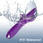 Clitoral Vibrators, G Spot Clit Nipples Massager Waterproof Rechargeable Clitoris Stimulator with 10 Intensities Modes, SXOVO Vibrate Masturbation Dildo Adult Sex Toys for Couples, Solo, Women Orgasm