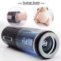 Piston Cup Vibrating Oral Cup, Sucking Endless Pleasure, Adult Toys for Men Thrust & Rotate, Medical Silicone, Men Deep Throat,Smart,Aǐrcraft Cùp Men Intǐmate