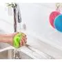 Kitchen Bottle Brush Cleaner Set w/Silicone Scrubbing Pads (3 Pc. Set) Long Handle, Dish, Glass, Silicone Kitchen Cleaning Set Accessory | Water, Tumbler, Cup, Pot, Pan | BPA Free, Food-Grade Safe