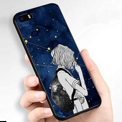 Glossy Cell Phone Case Compatible for iPhone SE | 5 | 5S [5.5in] Girl