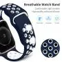 Bravely klimbing Compatible with Apple Watch Band 44mm 42mm 40mm 38mm, Soft Silicone iWatch Bands Replacement Sport Bands for iWatch Series 5 4 3 2 1 for Men and Women S/M M/L