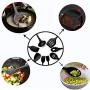 Silicone Kitchenware Kitchen Silicone Kitchenware Food Grade 8 Piece Nonstick Cookware Shovel Kit for cooking, baking and mixing, black