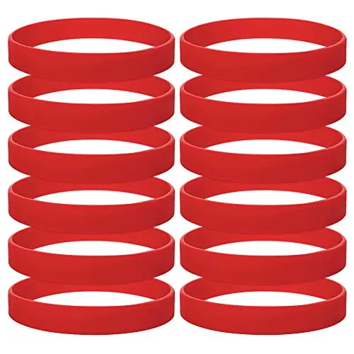 GOGO Wholesale Rubber Bracelets for Kids Silicone Wrist Bands for Events Rubber Bands Party Favors