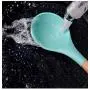 Kitchenware Set, Kitchen Set with Wooden Handle Silicone Cookware Set of 11, Cooking Turner Pliers for Spatula with Nonstick Cookware, Fresh green
