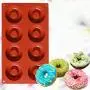 Longay 1pcs Silicone Donut Cupcake Mold Muffin Chocolate Cake Candy Cookie Baking Mould Pan