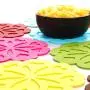 ME.FAN 4 Set Silicone Pot Holders, Trivet Mat, Jar Opener, Spoon Rest and Kitchen Trivet, Non Slip Flexible, Durable, Heat Resistant Dishwasher Available Kitchen Trivet and Pot Pads -Purple