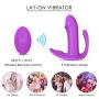 Multi-Speed Wearable Wireless Remote Control Vibrarator Silicone Waterproof Dual Motor USB Rechargeable Adullt Toys for Woman Clearance -Purple