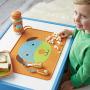 Skip Hop Zoo Fold and Go Silicone Placemat, Darby Dog