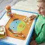 Skip Hop Zoo Fold and Go Silicone Placemat, Darby Dog