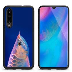 Huawei P30 Case, Arowana Shock-Absorption TPU Rubber Bumper Huawei P30 Case, Ultra Thin Slim Protective Cover for Huawei P30-Black