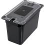 Carlisle 3066903 StorPlus Third Size Food Pan, Polycarbonate, 8" Deep, Black