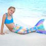 Fin Fun Mermaid Tails for Swimming with Monofin - Kids and Adult Sizes - Limited Edition