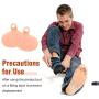 10 Pieces Metatarsal Foot Pads Gel Metatarsal Pads Ball of Foot Cushions Reusable Forefoot Pad Beige White Foot Pain Relief Insoles for Women Men
