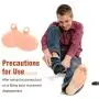10 Pieces Metatarsal Foot Pads Gel Metatarsal Pads Ball of Foot Cushions Reusable Forefoot Pad Beige White Foot Pain Relief Insoles for Women Men